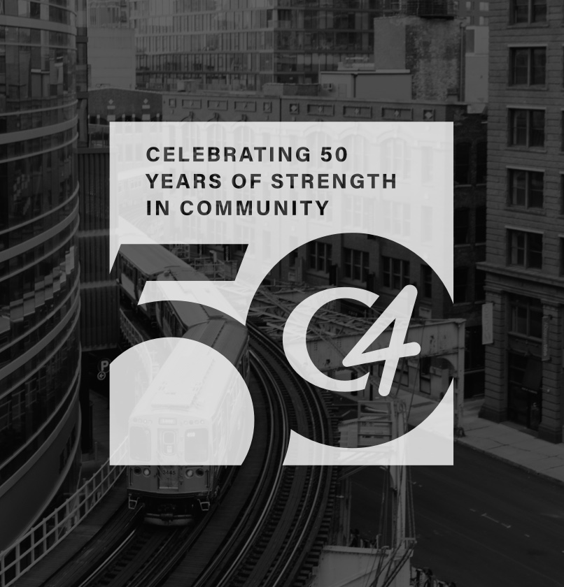 C4 50th anniversary logo